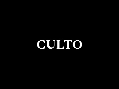 Culto branding cult culto design illustration serif