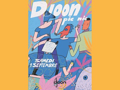 Djoon Paris flyer design