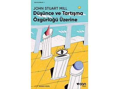 John Stuart Mill / book cover illustration