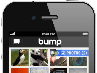 Photo picker album banner bump photos picker selected