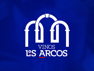 Los Arcos Logotype brand branding design graphic design logo logotype restudio wine