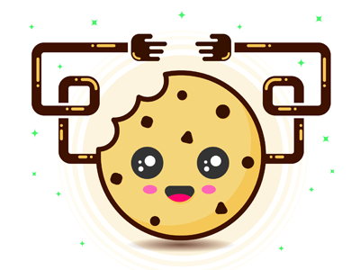 Cookie character cookie design illustration illustrator kawaii restudiomx vector