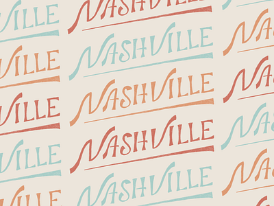 Nashville design handlettering illustration travel typography