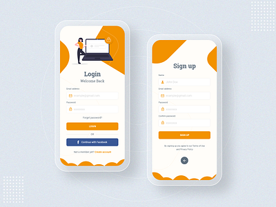 LOGIN / SIGNUP UI Design