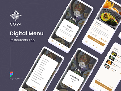 Coya Digital Menu app app design design digital menu figmadesign mockup new trend restaurant app ui uidesign uiux user interface ux uxdesign