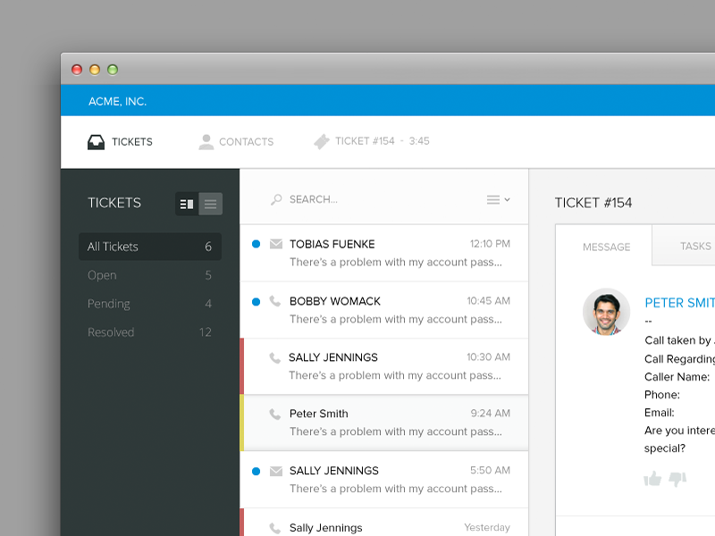 Help Desk App by Joshua Iwata on Dribbble