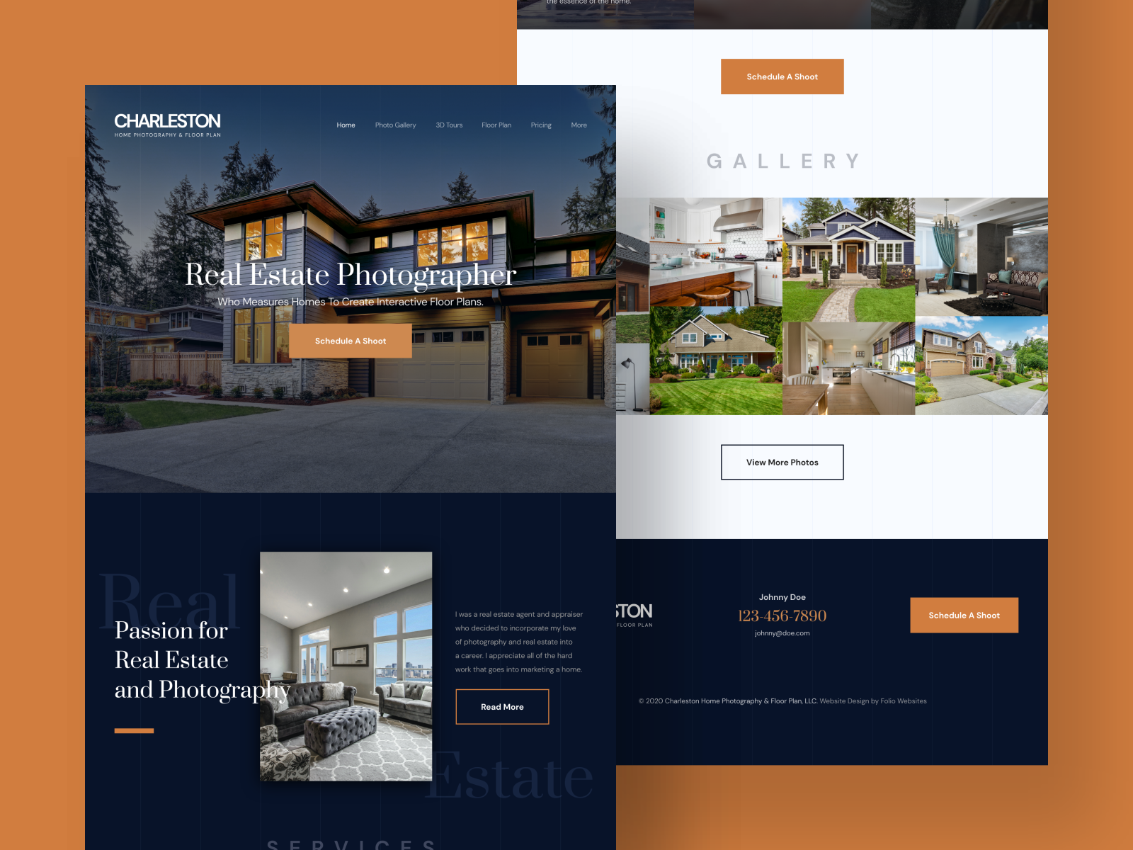 Home Photography Web Design by Joshua Baisac on Dribbble