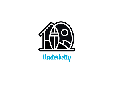 Happy 10 Years Underbelly! 10 years anniversary anniversary mark beach branding logo motion graphics ocean surfing underbelly waves