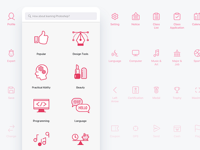 Taling App Icon Design app icon pink taling