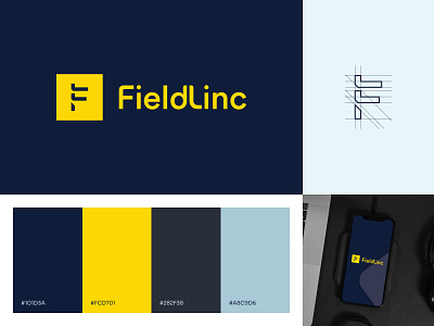 FieldLinc / Brand Identity brand brand design brand identity branding branding design logo logo design type typography