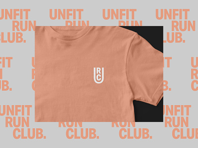 Unfit Run Club / Icon & Wordmark brand brand design brand identity branding branding design icon logo logo design type typography