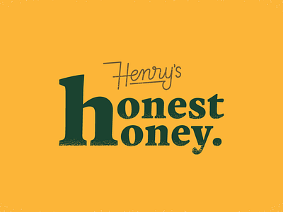 Honest honey bee branding hand lettering handlettering illustration lettering logo logo design retro type typography vintage