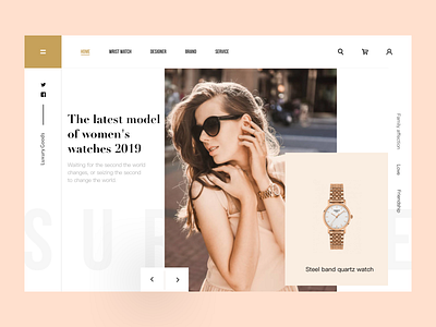 Wrist watch webpage ui 向量 手表 网络广告 设计