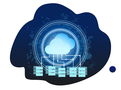 Cloud Deplyment illustration illustrator sketch