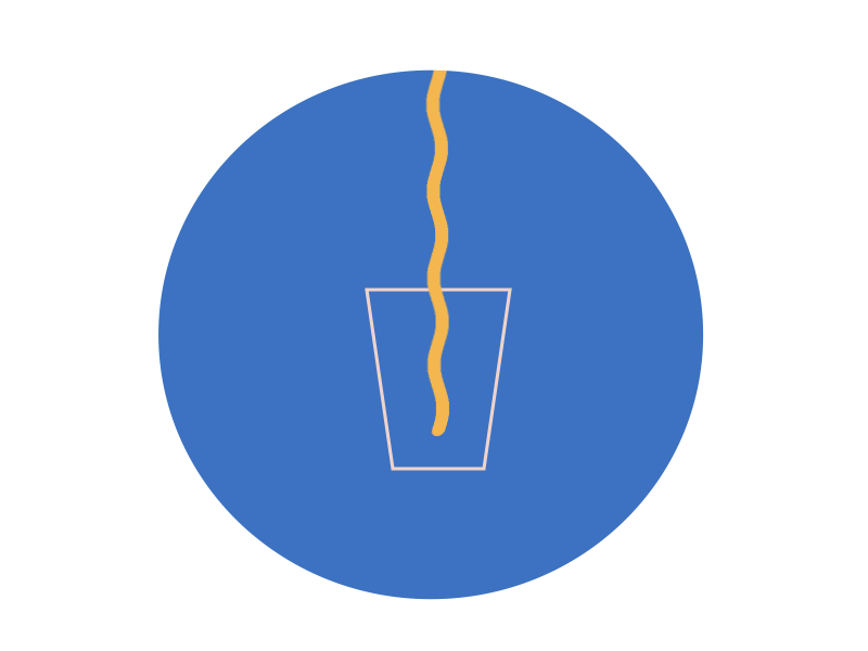 Day 10 cup with liquid filling after effects animation illustrator