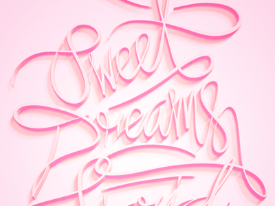 Sweet Dreams letter lettering typo typography