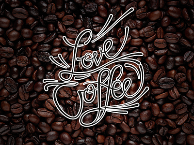 Love Coffee coffee lettering letters love typo typography