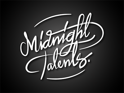 Midnight Talents lettering