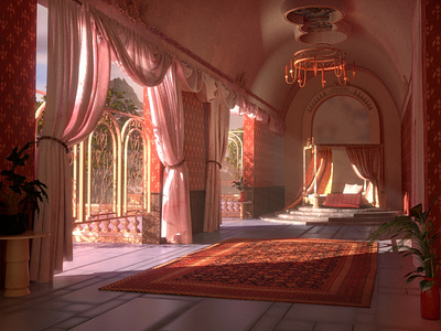 3D Queen's Room