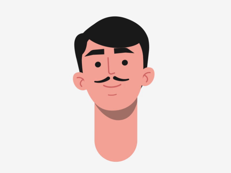 Face Rigging 2d aftereffects animation character motion graphics