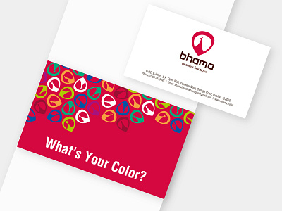 Bhama- Business Card Design brand identity branding graphic design logo