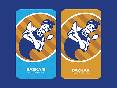 Bazkari brand identity branding graphic design logo