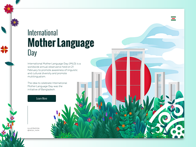 International Mother Language Day design digital art digital artwork illustration poster design vector vector art vector illustration