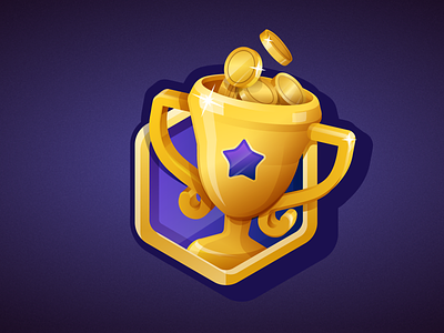 Competition icon design award champion championship competition cup game ui gameicon gold icon design illustration tournaments trophy vector winner