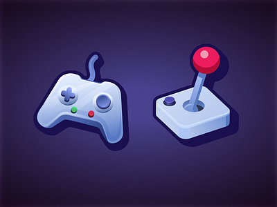 Icons design console game ui gamer games icon icon design icons illustration joystick playing ui vector