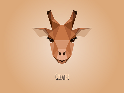 Low poly Giraffe