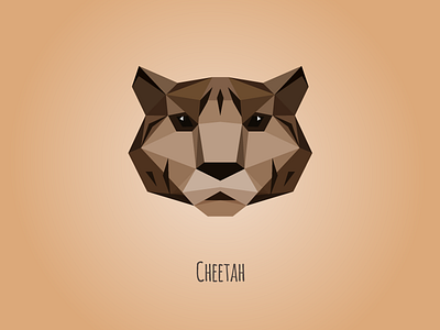 Low poly Cheetah