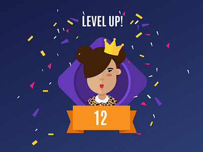 Level Up confetti game ui level levelup pop up rewards ui