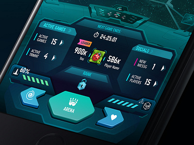 Game UI/ Dashboard dashboard fui futuristic ui game ui gui sci fi ui space space game user interface