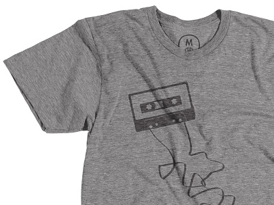 Unravelled Cassette – t-shirt for sale! cassette cassette tape cotton bureau illustration nostalgia retro t shirt tape vintage