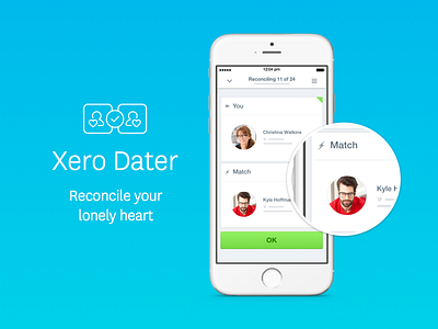 Xero Dater April Fools app design april fools xero