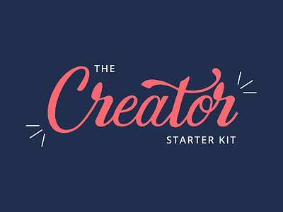 Creator Starter Kit Brand brand branding promotion sub brand