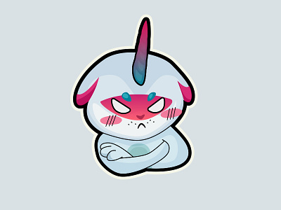 stickers cat-unicorn (unicat)