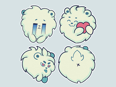 Shaggy stickers