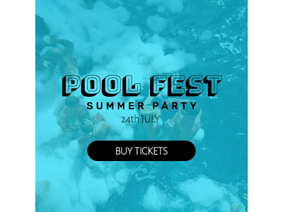 Pool Fest Editable Banner art banner banners color design photo