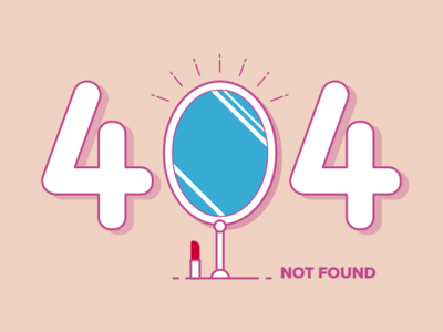 404 error adobe design icon illustration typography ui