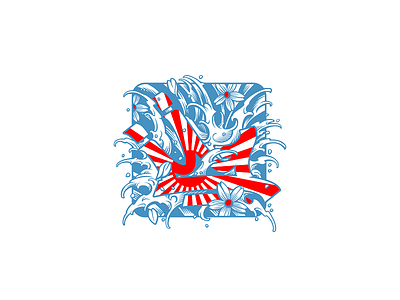 Nami Logo artwork ilustration japanese nami streetwear vector vectordirector