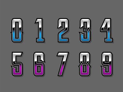 Numbering icon chrome chrome number numbering shine vector vectordirector