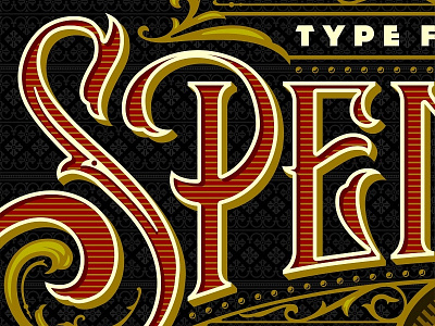 Spencer and sons Logo Lettering calligraph customlettering drawing handlettering handmadefont lettering ornaments ornamenttattoo typography vector vectordirector
