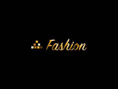 Logo - Fashion black diamond fashion gold market