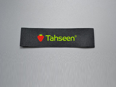Tahseen Label black clothing green label red strawberry
