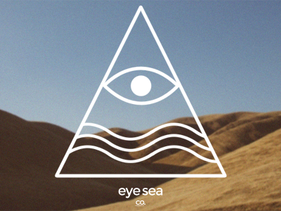 eye sea co. promotional work branding eye eyeseaco logo sea