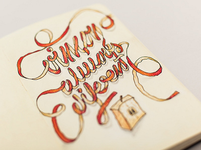 Sketchbook drawing illustration lettering sketchbook typography