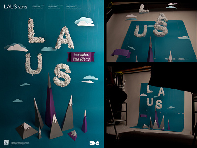 Laus poster crafts handmade lettering typography