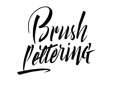 Brush Lettering Calligraphy calligraphy typography