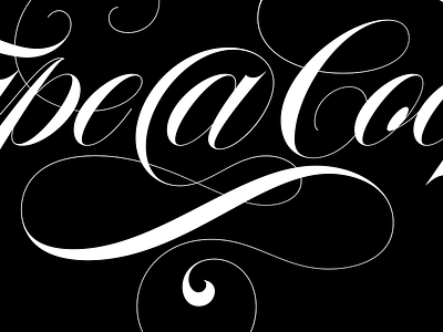 Type@Cooper Final Detail2 calligraphy lettering type@cooper typography vector